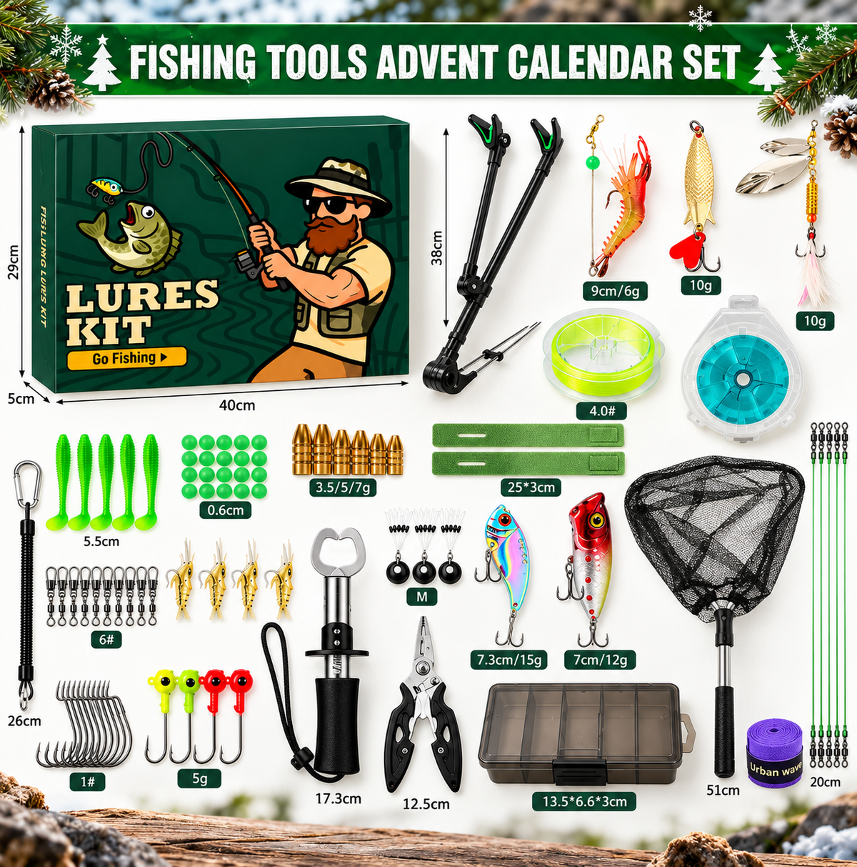 Fisher Lure™ 2026 Fishing Advent Calendar